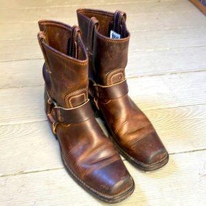 Frye Boots, women’s size 8.5, good condition. Will need soles soon. Run narrow.